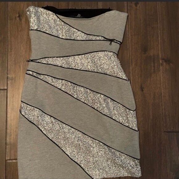 Robert Rodriguez Sequin Zipper Mini Dress 4 NWT (Retail $475) - Picture 5 of 6